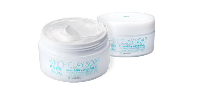 white clay soap